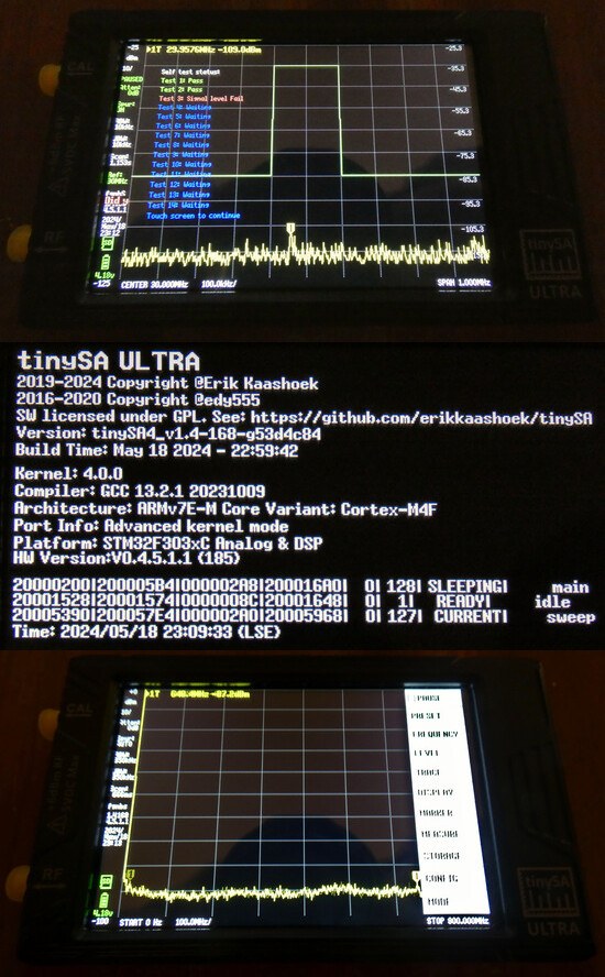 TinySA Ultra Spektrum-Analyser bis 5GHz